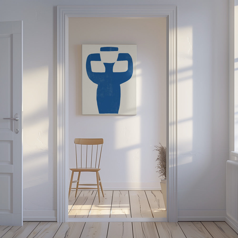 Vaas Blauw 04 | Canvas