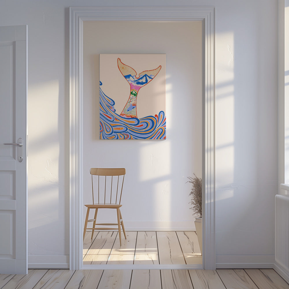Gevoel van blauw, tinten blauw | Canvas