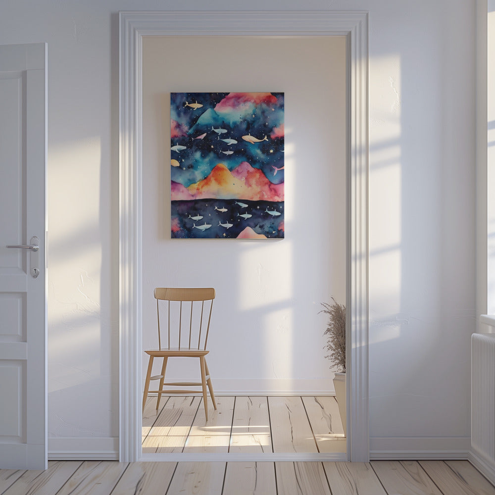 Sterrenzeegezicht | Canvas