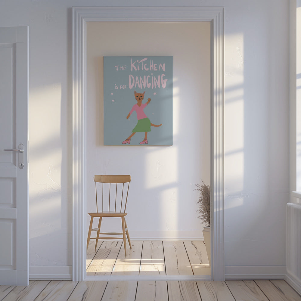 The Kitchen is for dancing | Canvas