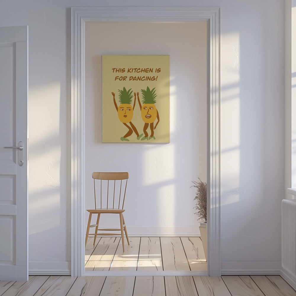 Dansende ananas | Canvas