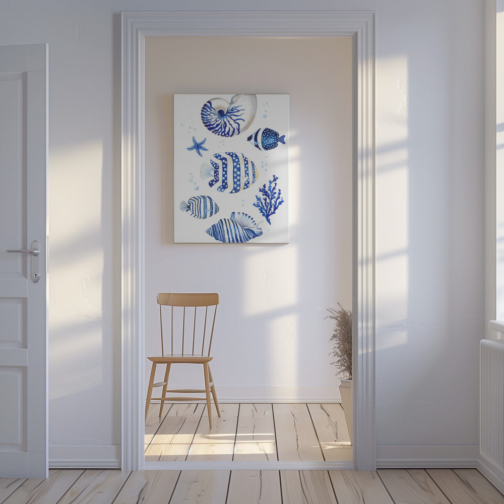 Geïnspireerd door de rustige schoonheid van de oceaan | Canvas