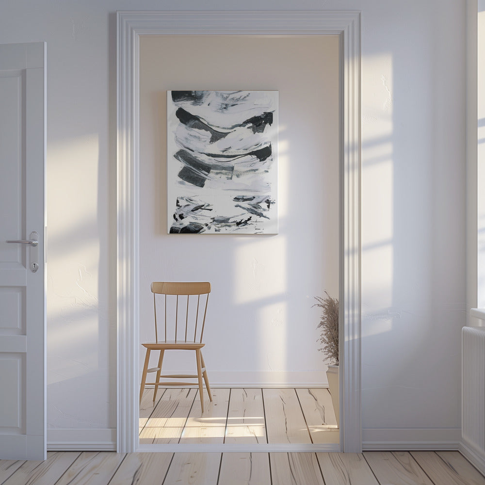 Zwart-wit scène 2jpg | Canvas