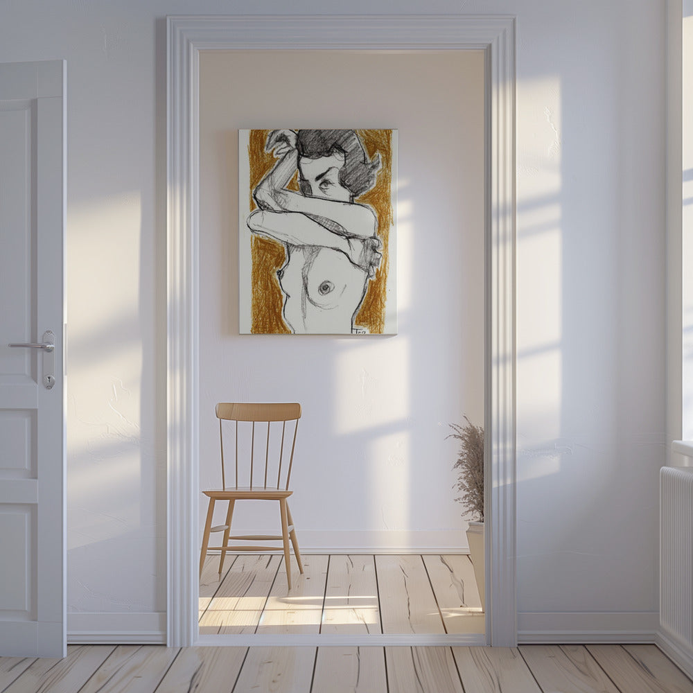 Gekruiste armen | Canvas