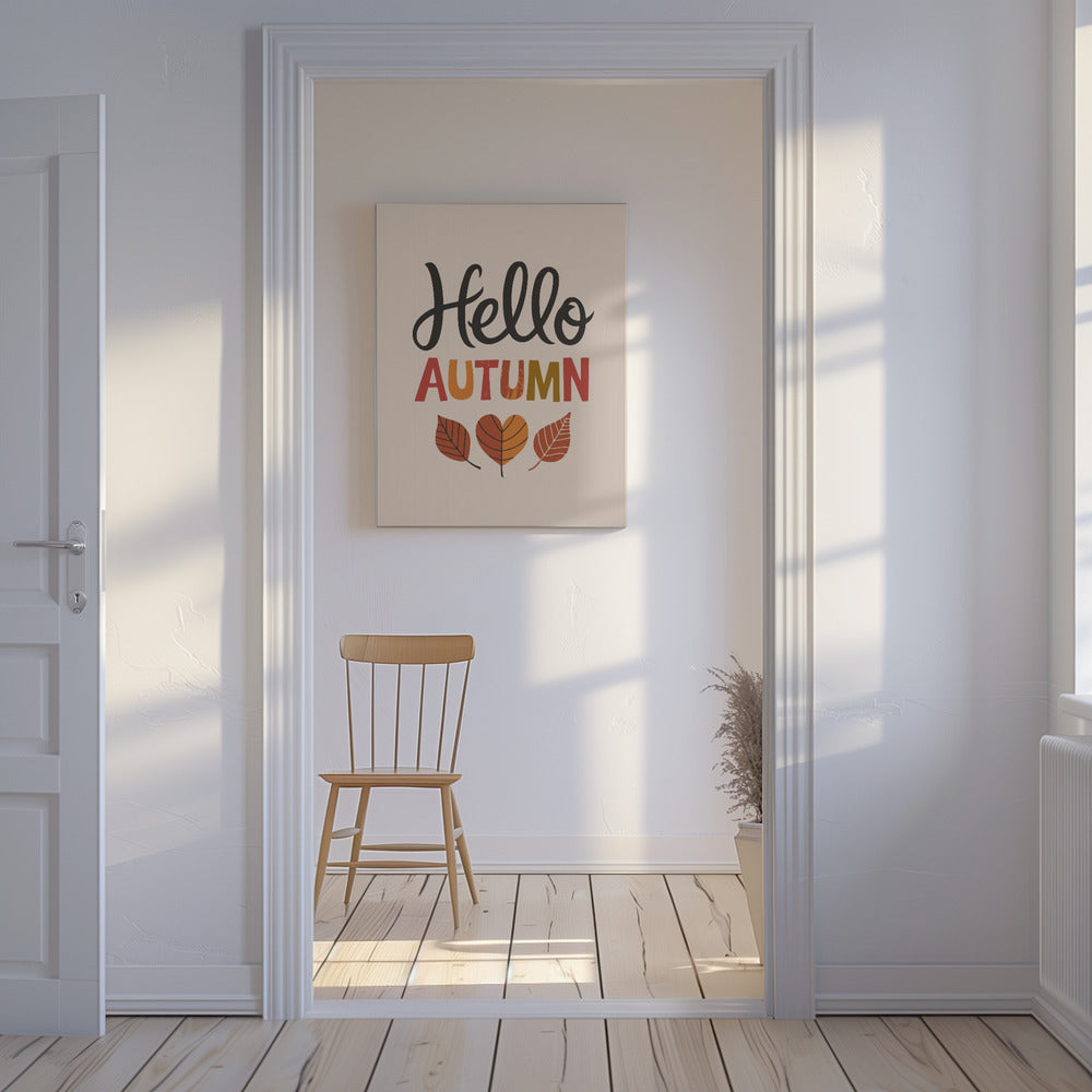 Hallo herfst | Canvas