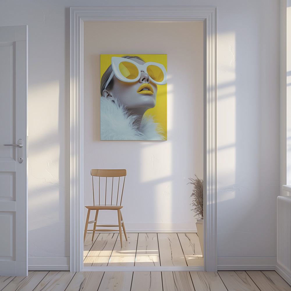 Het Gele Model | Canvas