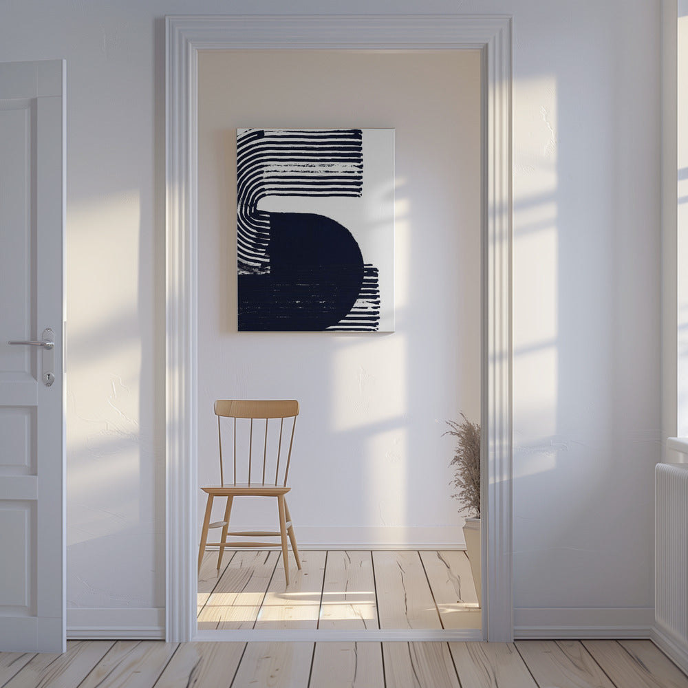 Abstracte, gedurfde vormen 1 | Canvas