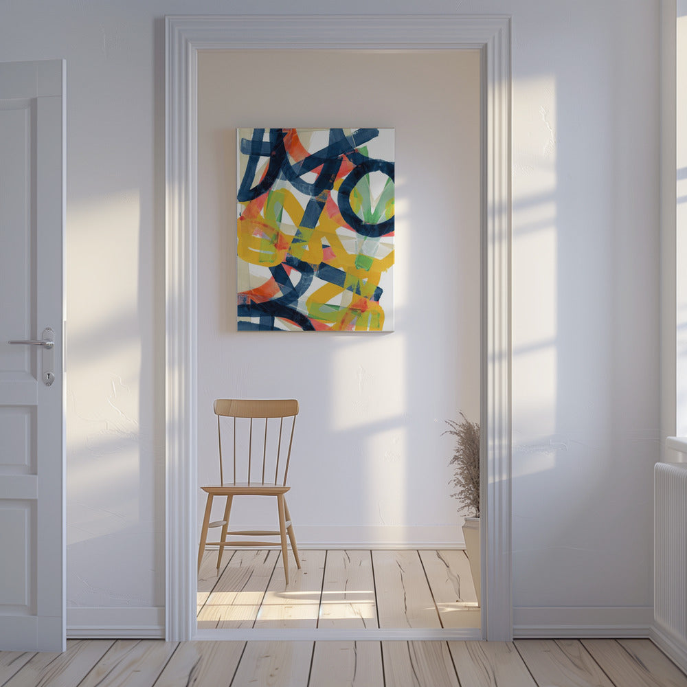 Schudden Stappen 1 | Canvas