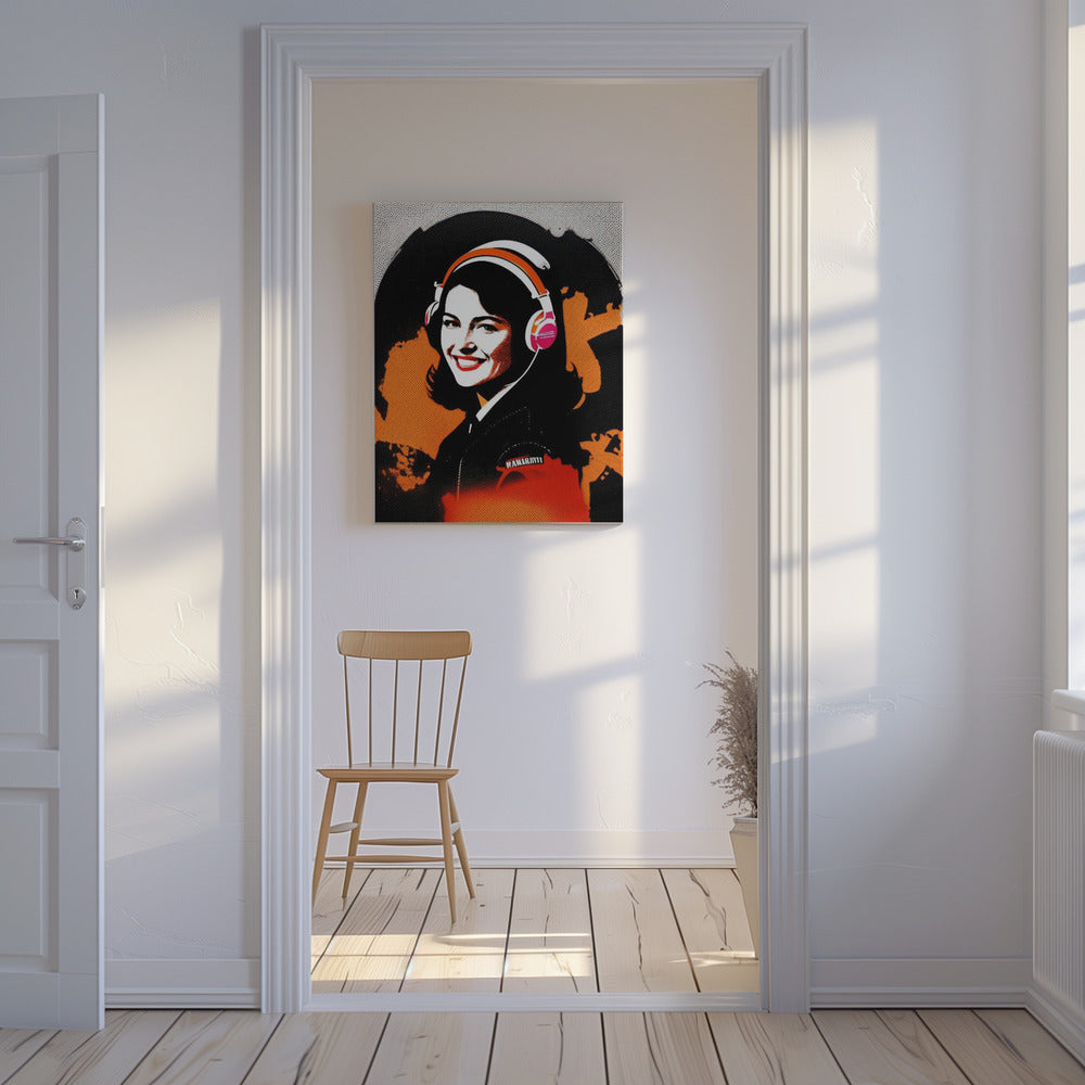 Een levendig meisje | Canvas