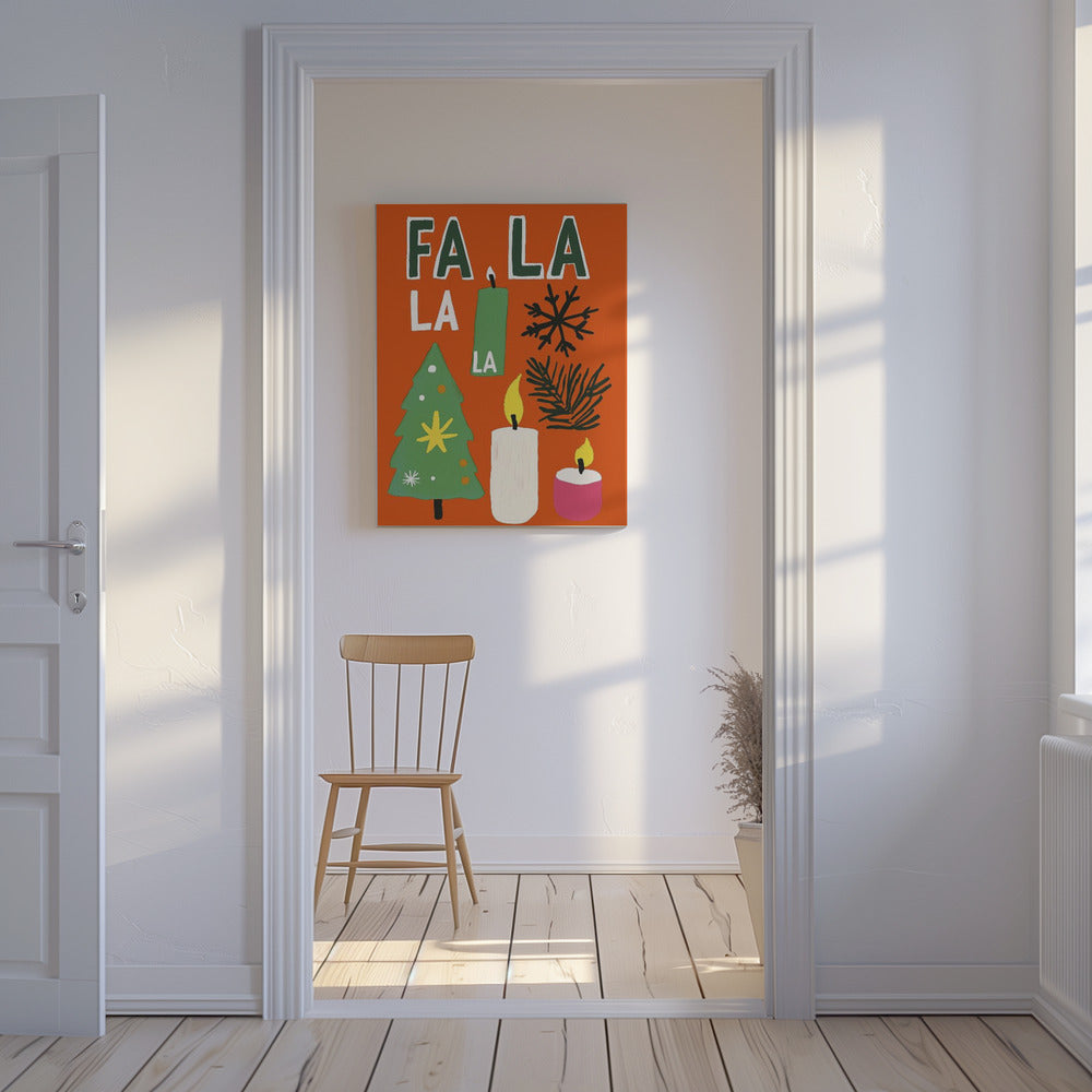 Feestelijke vreugde-uitbarsting | Canvas