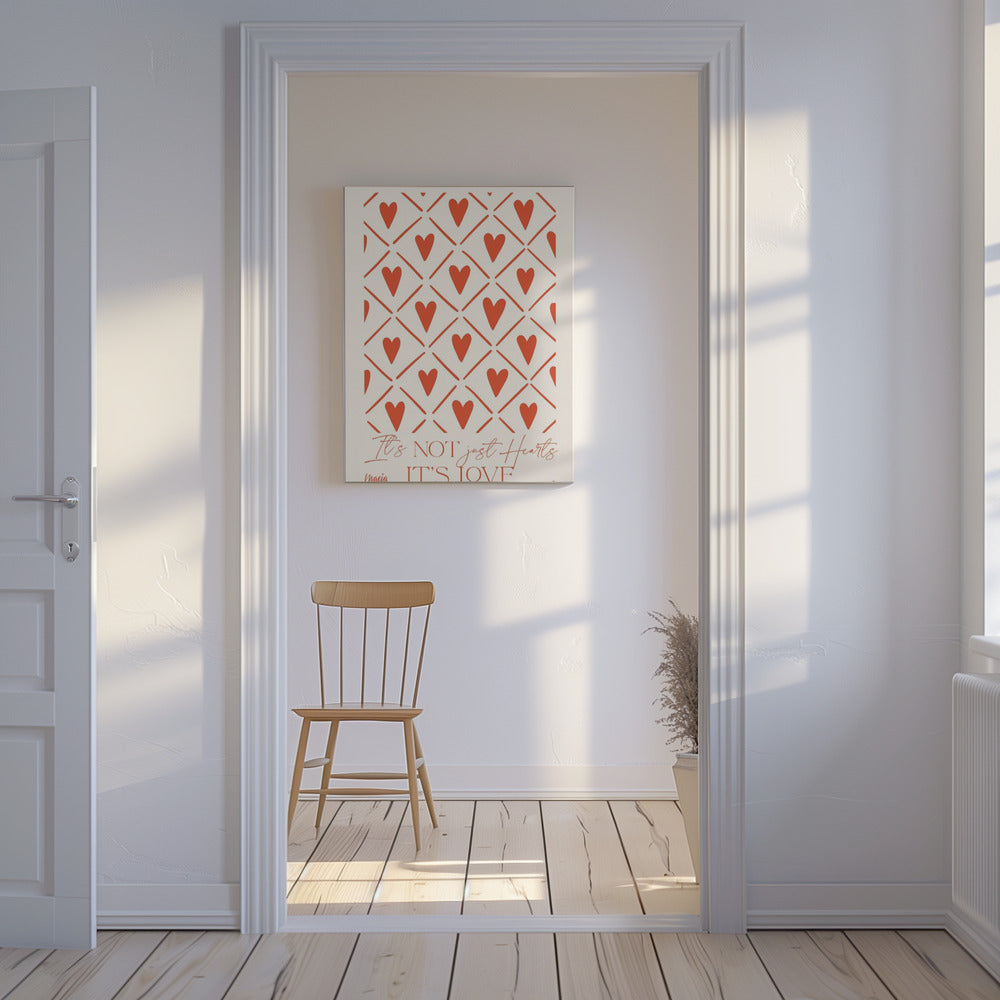 Over liefde. Harten | Canvas