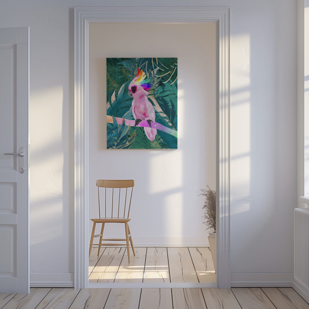 Jungle Regenboog Kaketoe | Canvas