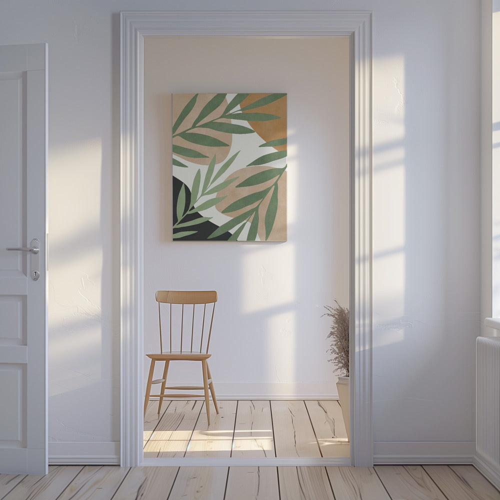 Bloemen en tropisch 5 | Canvas