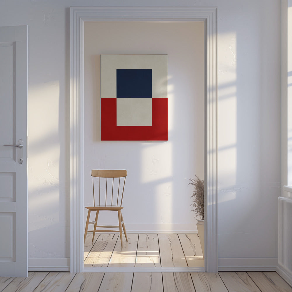 Overlappende geometrie 6 | Canvas