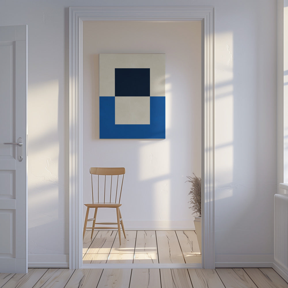 Overlappende geometrie 6 | Canvas