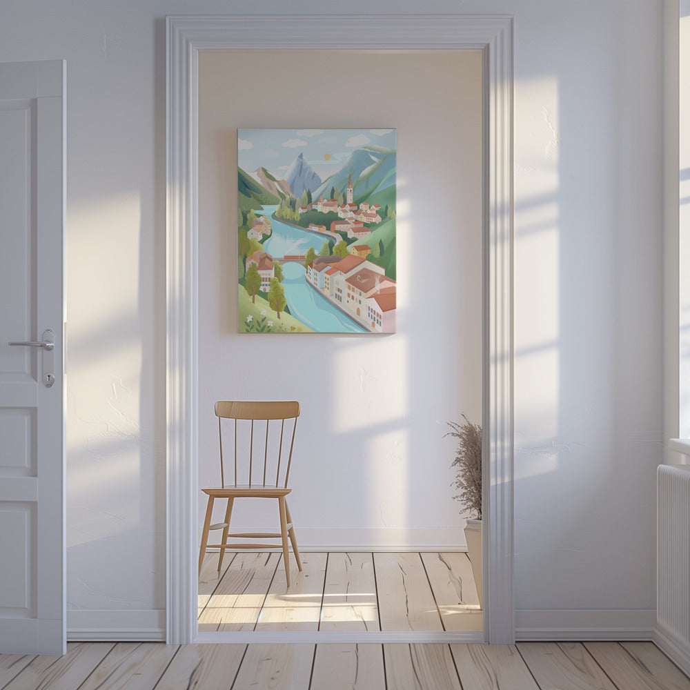 Zwitserse Alpen | Canvas