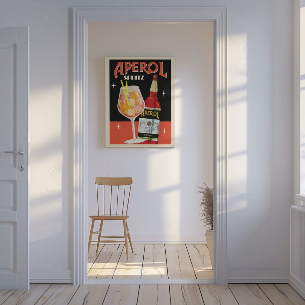 Aperol Spritz_Zwart | Canvas