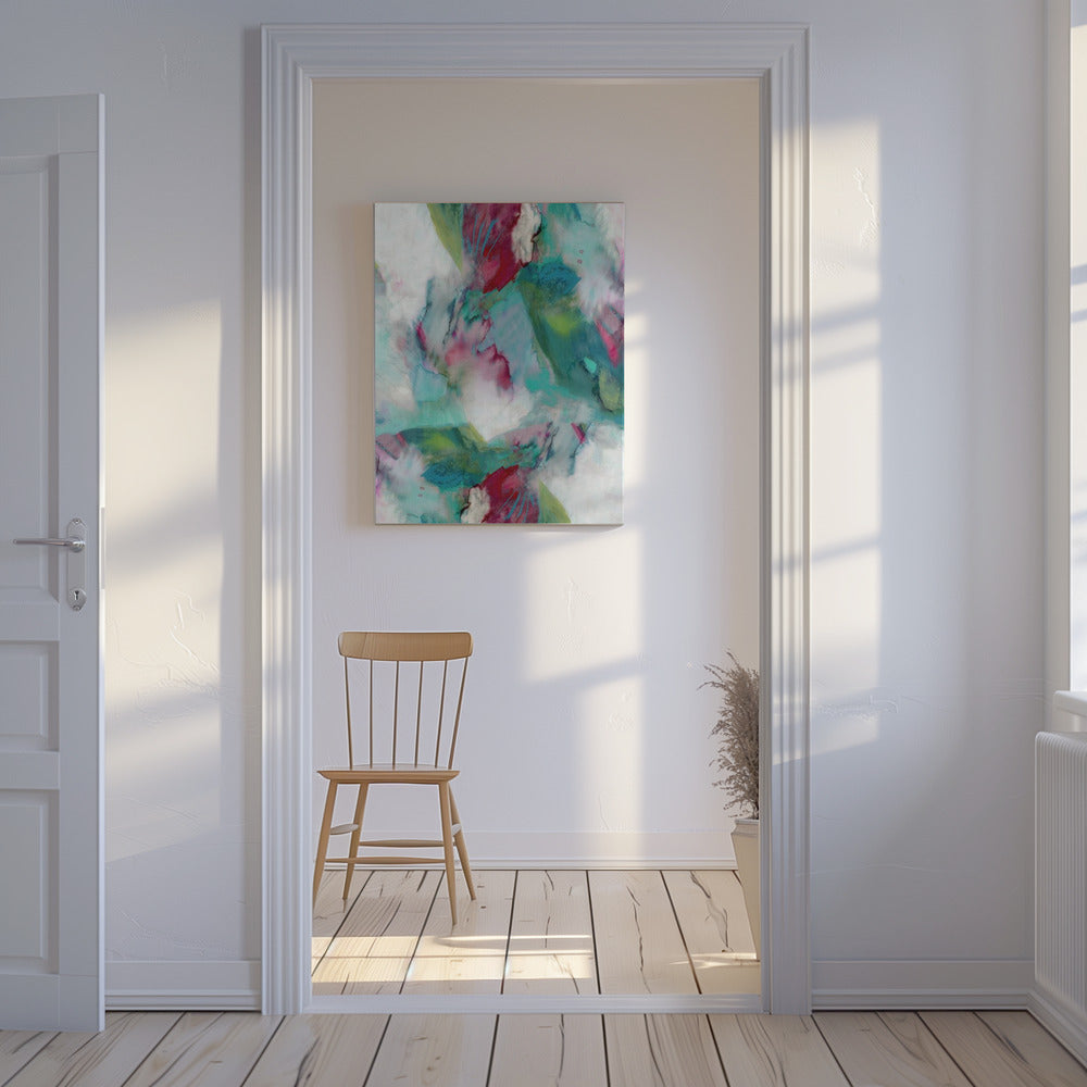 Gedurfde bloesemprint nr. 2 | Canvas