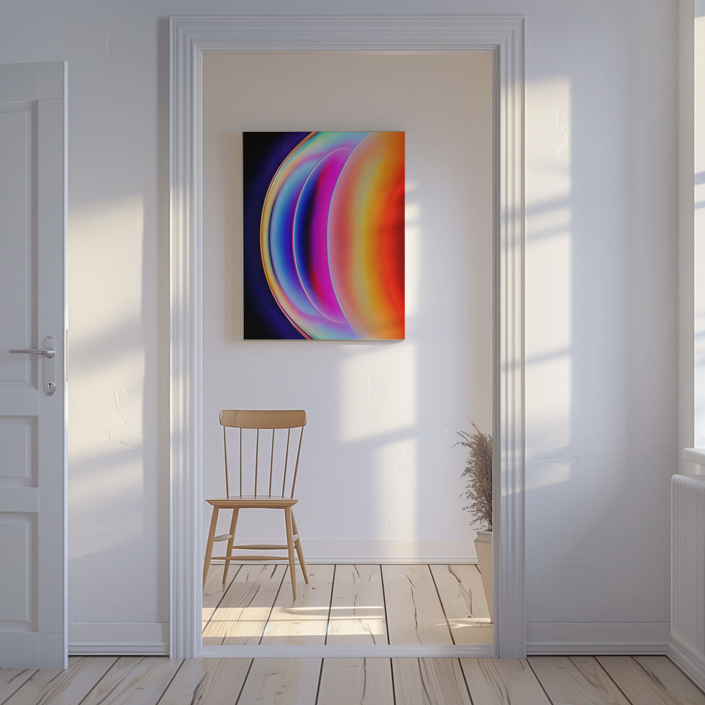 Paradijs Gradiënt Halo | Canvas