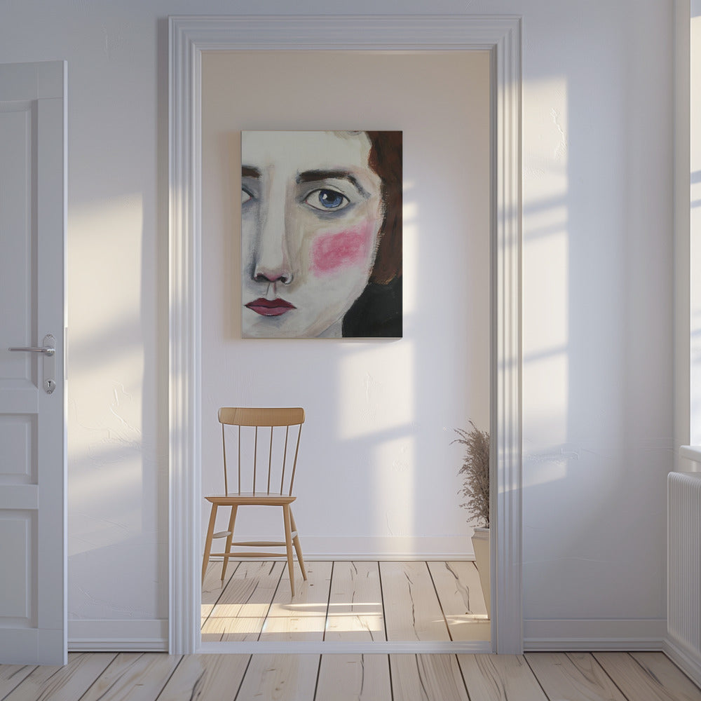 blauwe ogen | Canvas