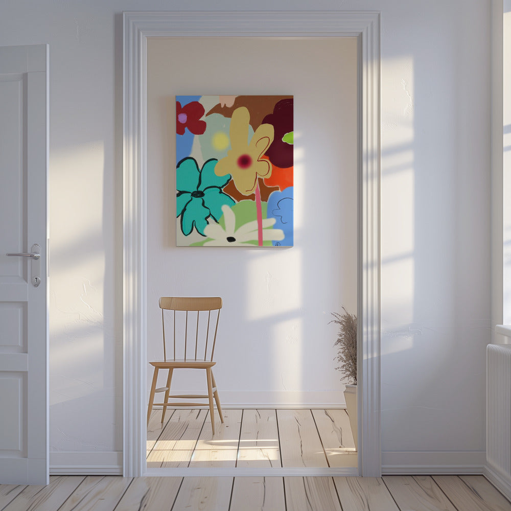 LUIDE BLOEMEN DANSEN | Canvas