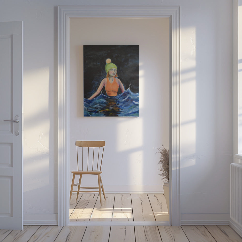 Wildzwemmen in de oceaan | Canvas