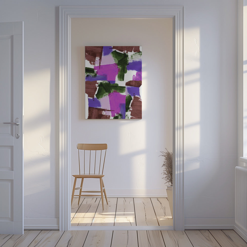 Diepe tinten Abstract 2 | Canvas