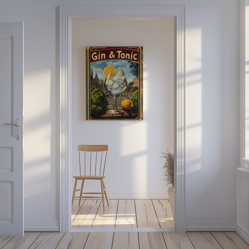 Gin & Tonic Vintage | Canvas