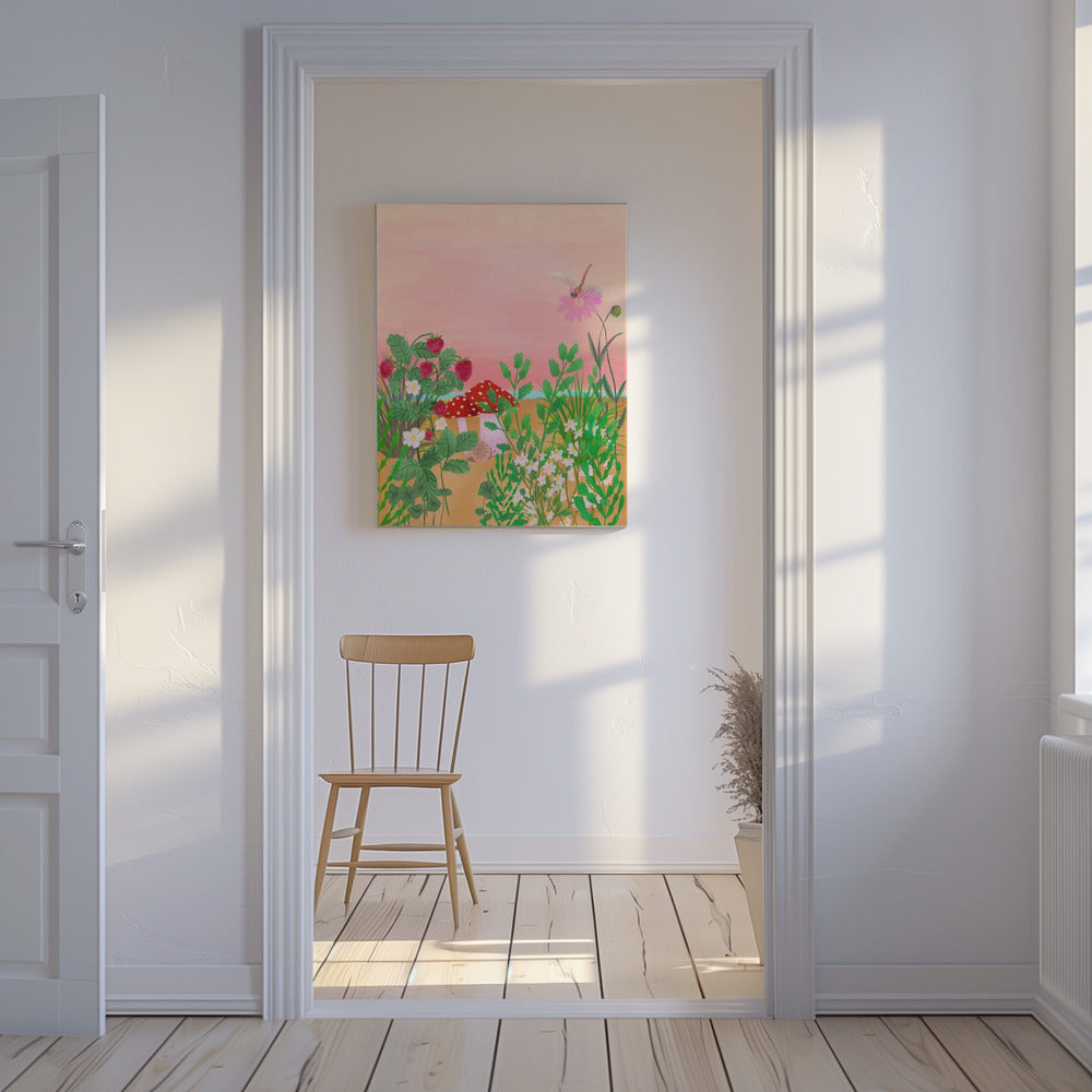 Wilde Aardbeienroute | Canvas
