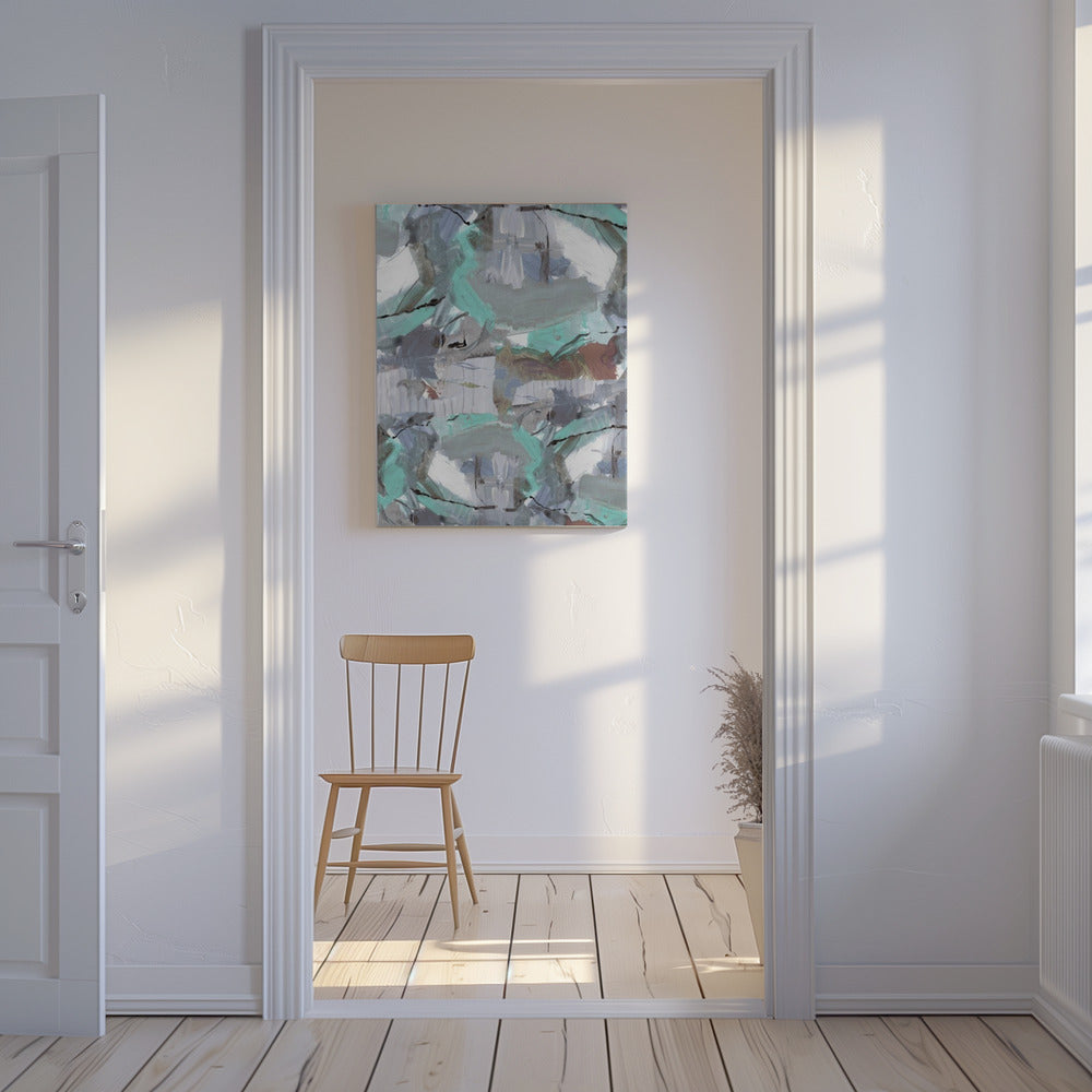 Abstract Zacht Profiel 4 | Canvas