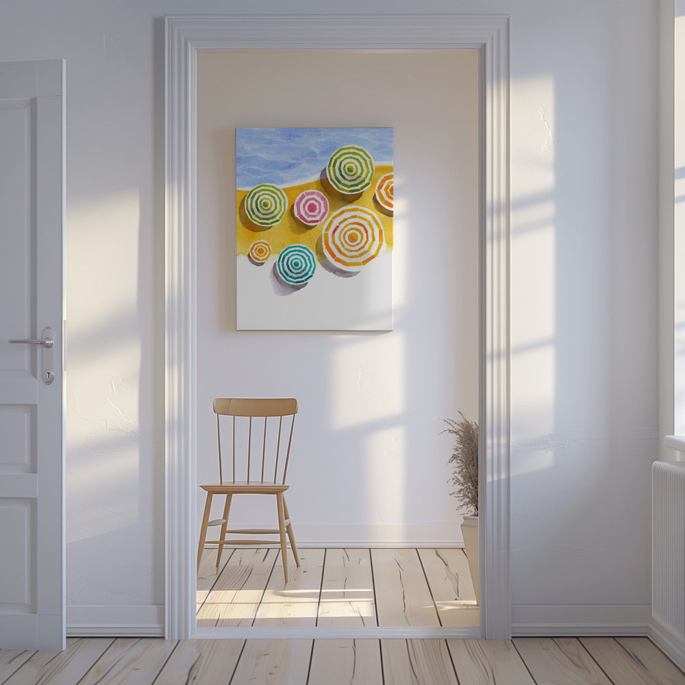 Vakantie Strand | Canvas