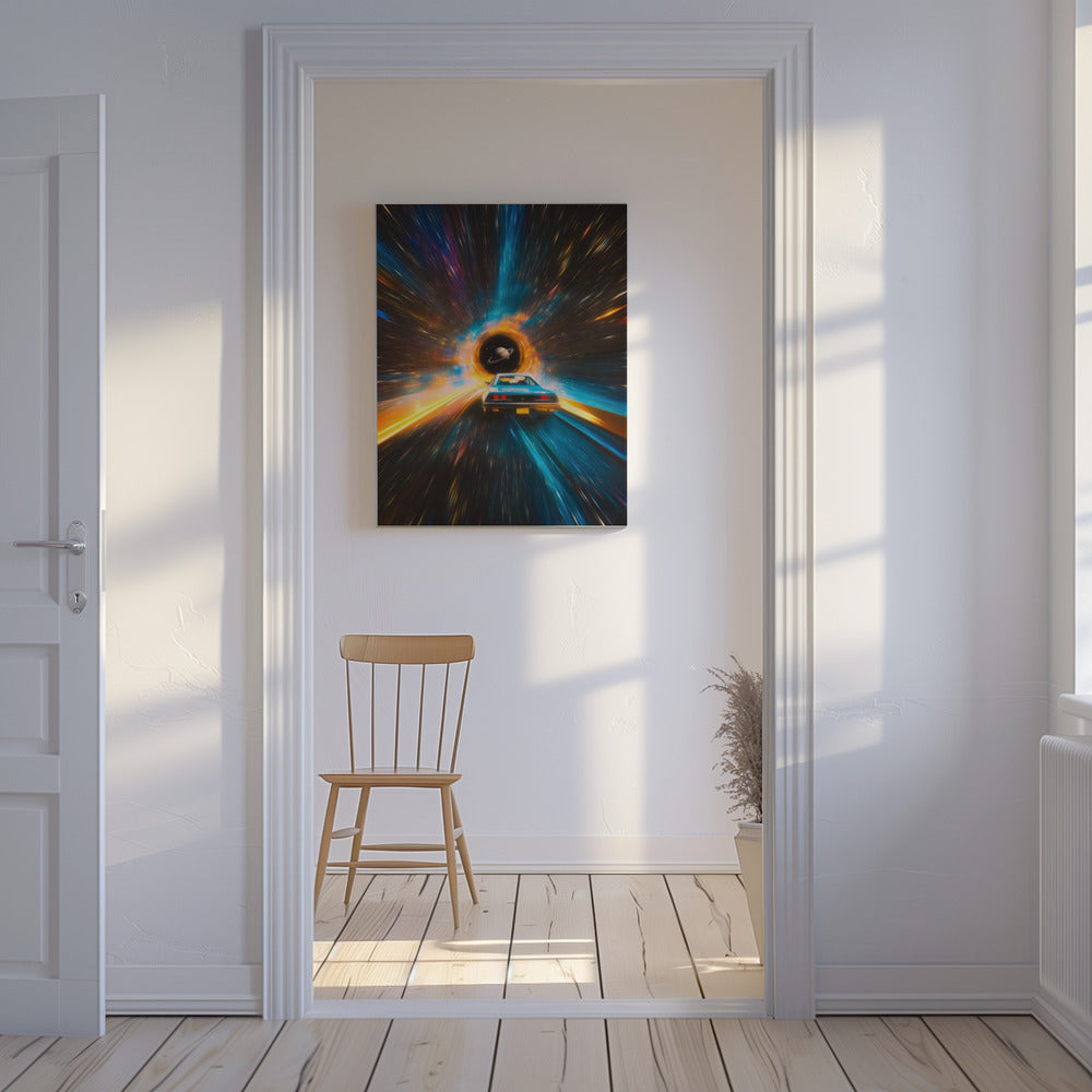 Kosmische autoreis | Canvas
