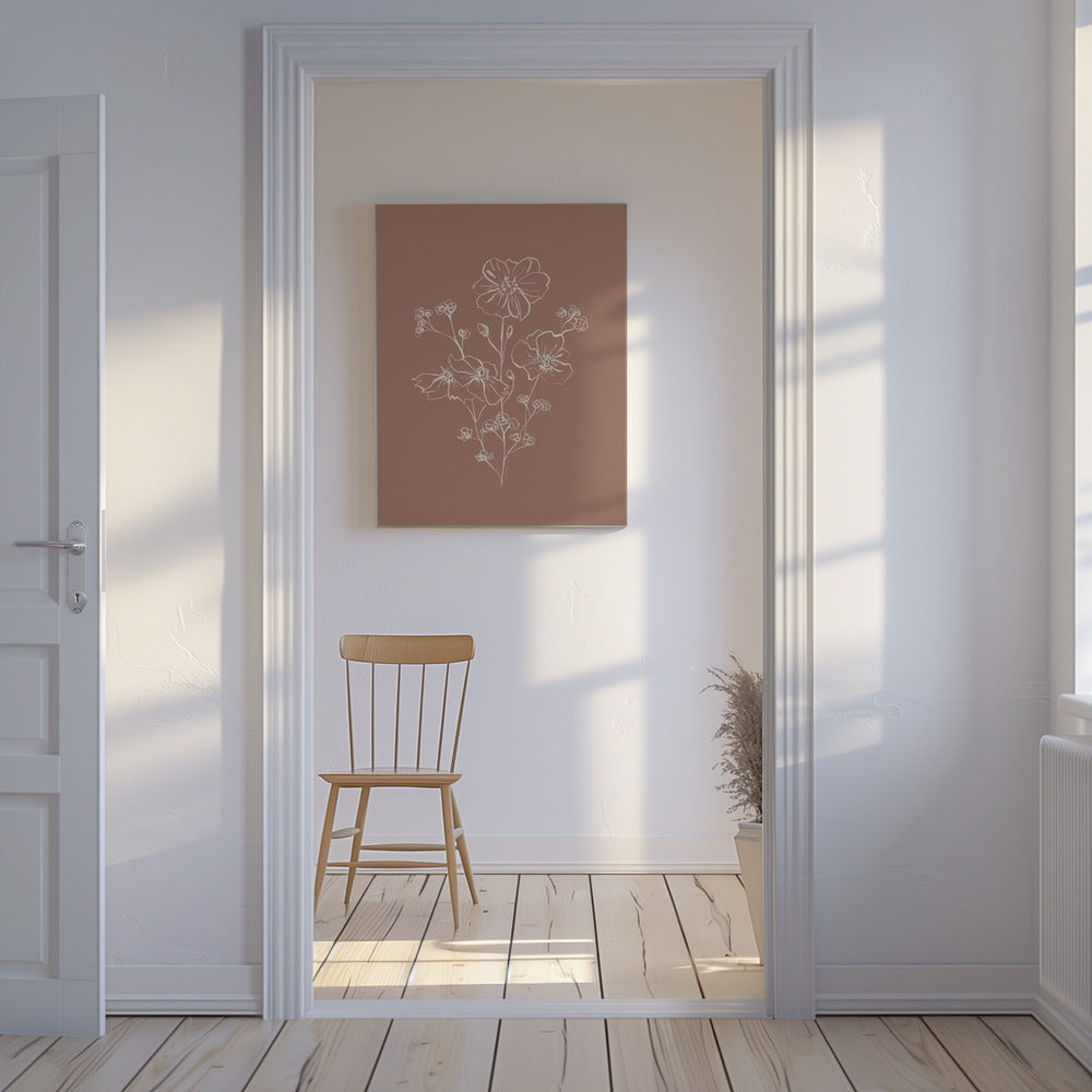 Wilde rozenboeket | Canvas