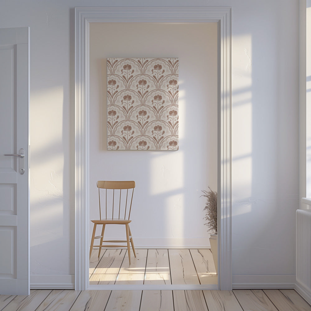 Boho Orchidee Tegelpatroon | Canvas