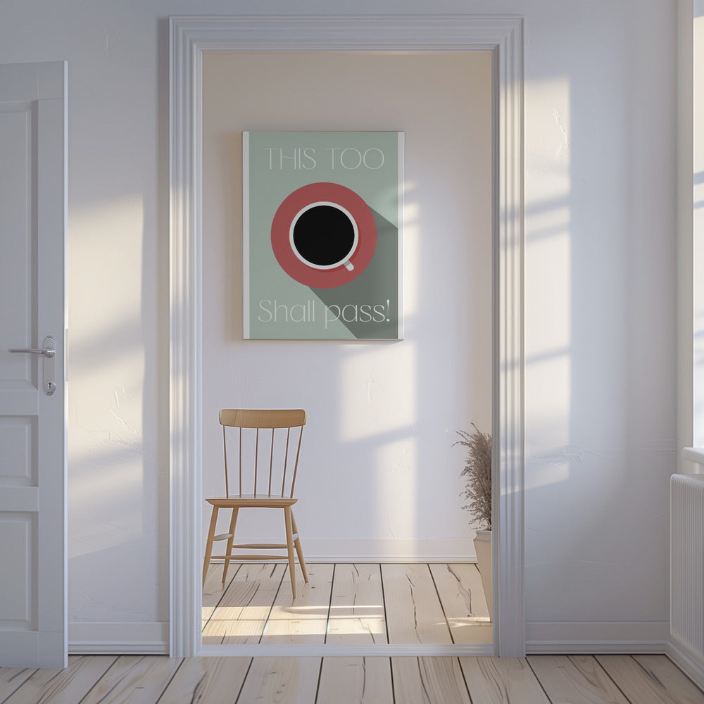 Ook dit gaat voorbij | Canvas