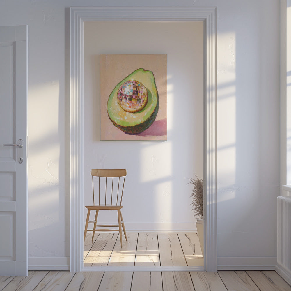 Disco Avocado genot | Canvas