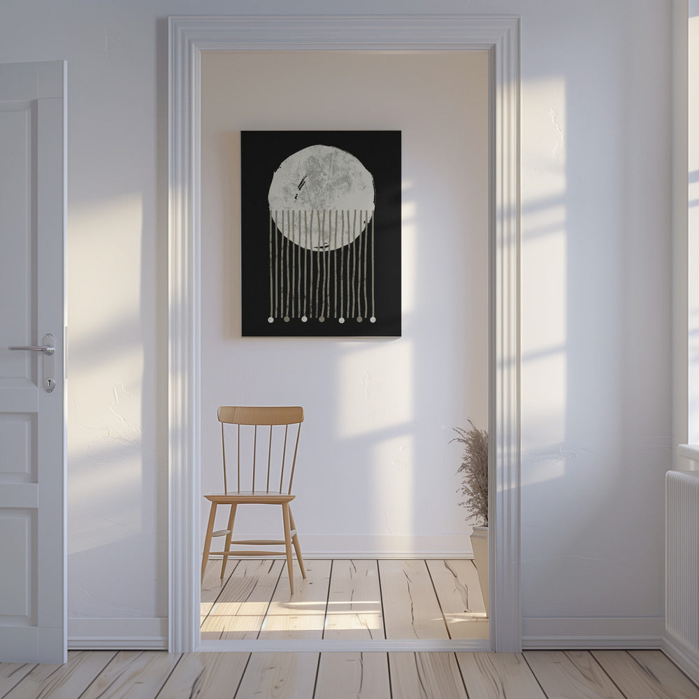 De abstractie van de avondval | Canvas