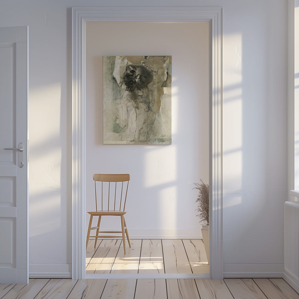 Eenzame figuur | Canvas