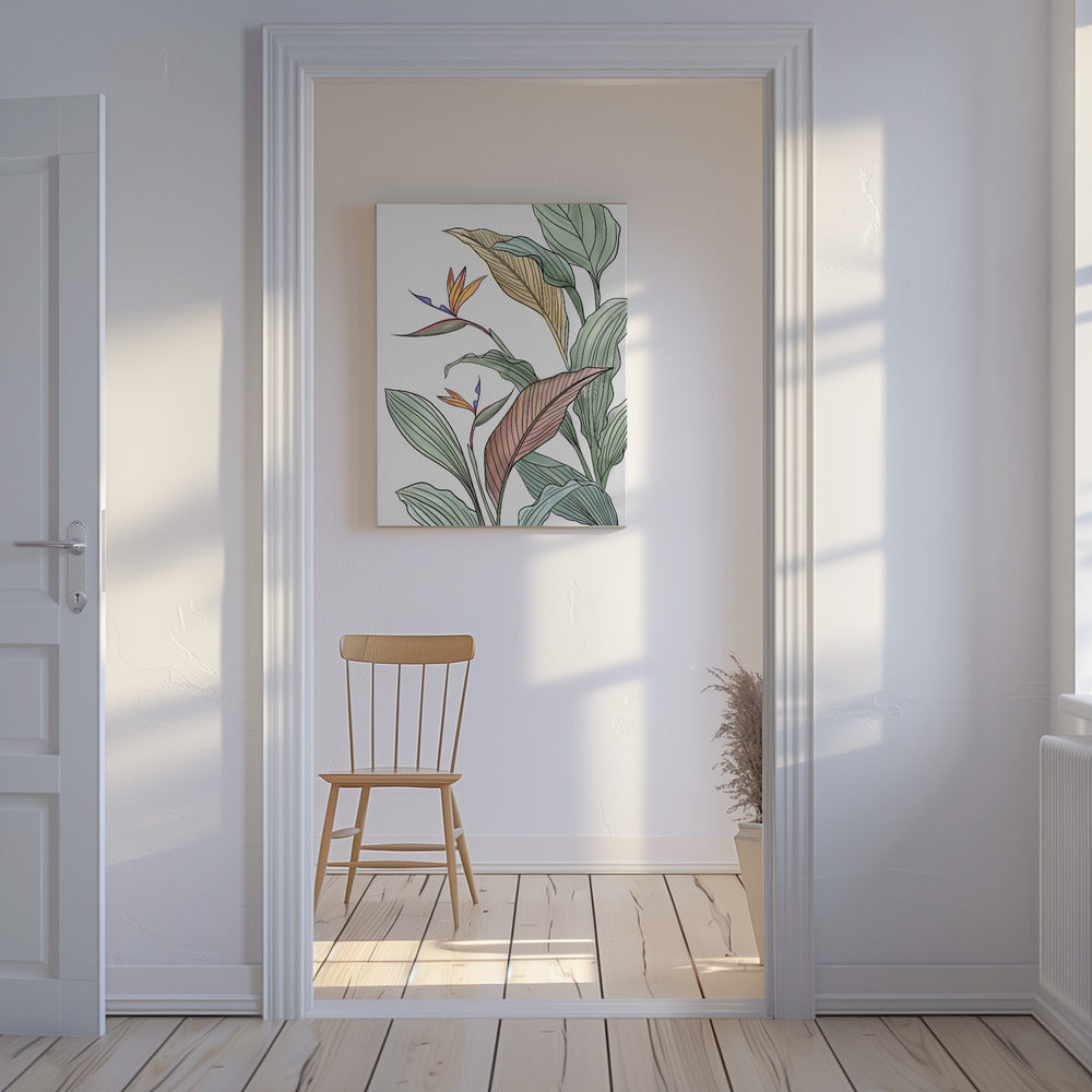 Vogels van het Paradijs | Canvas