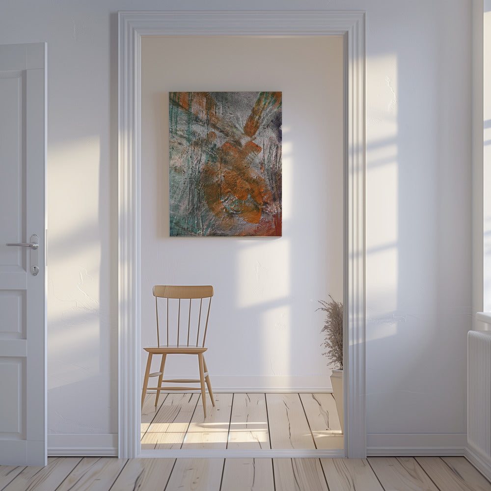 Fluisteringen van de rustieke geode | Canvas