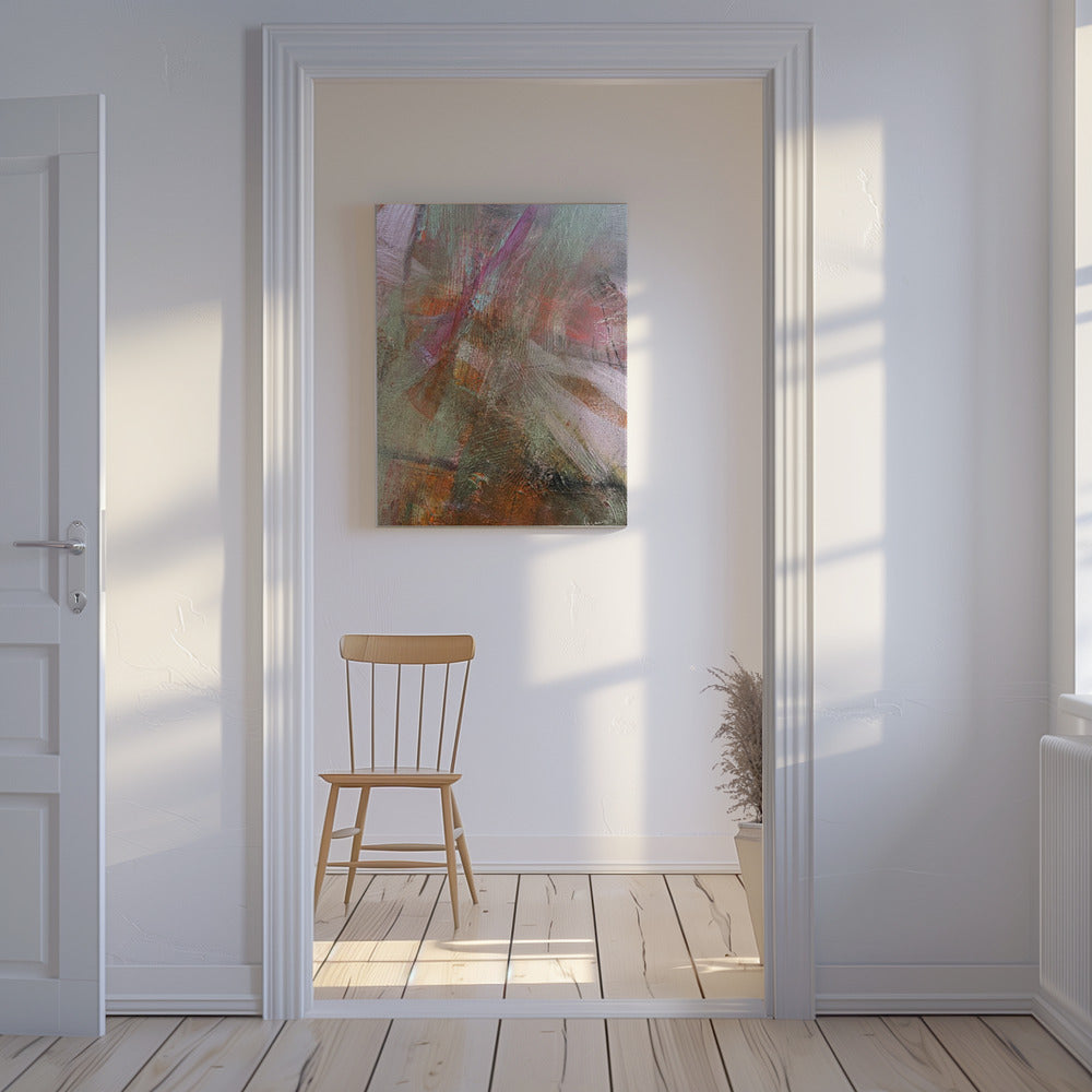 Wervelende penseelstreek | Canvas