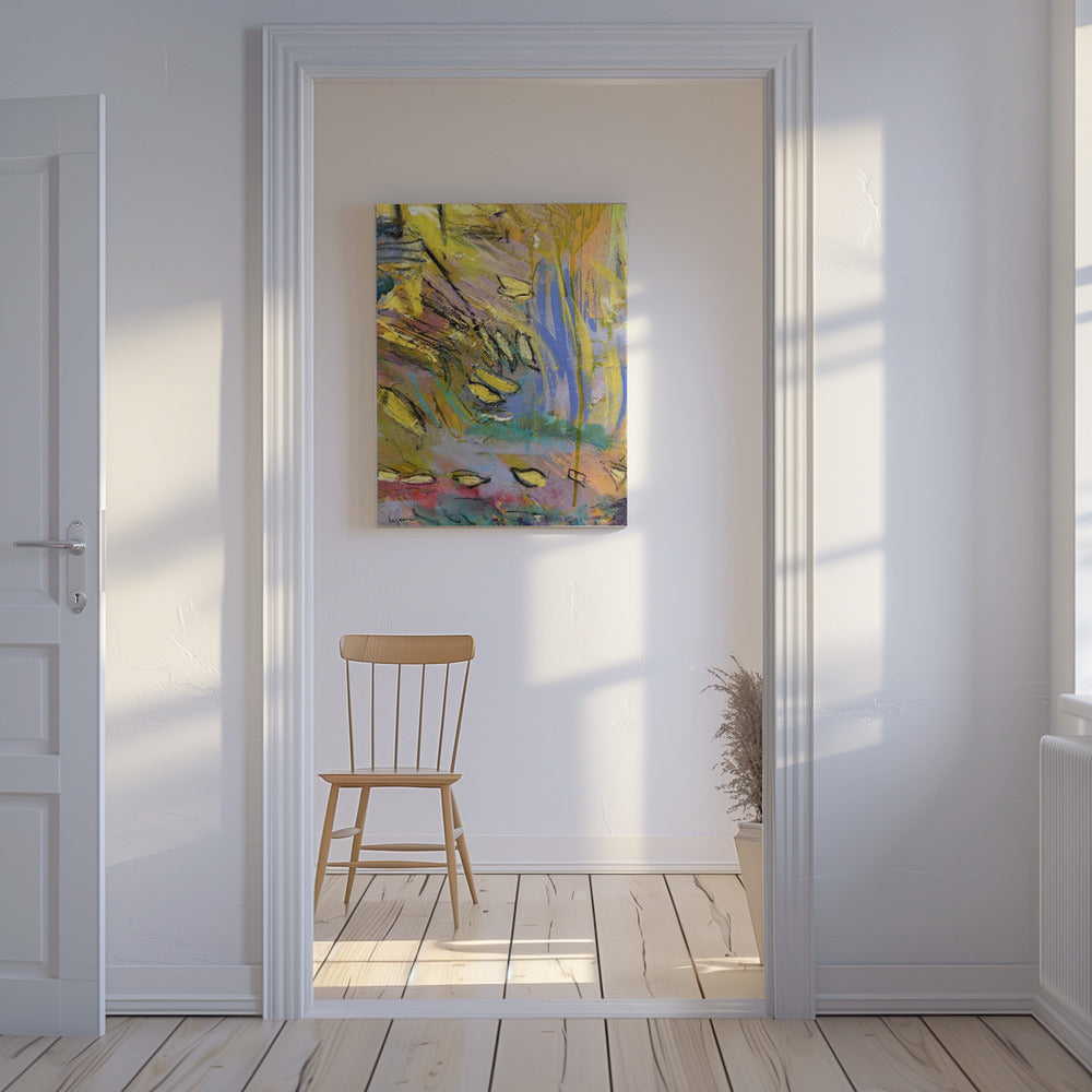 Levendige wervelwind | Canvas
