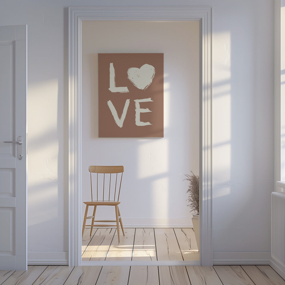 Toothy Love Mocha Mousse 1 | Canvas