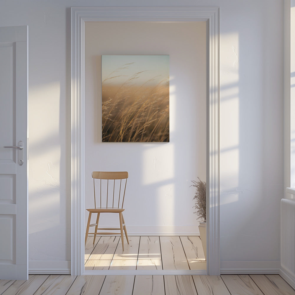 Golden Prairie Grass | Canvas