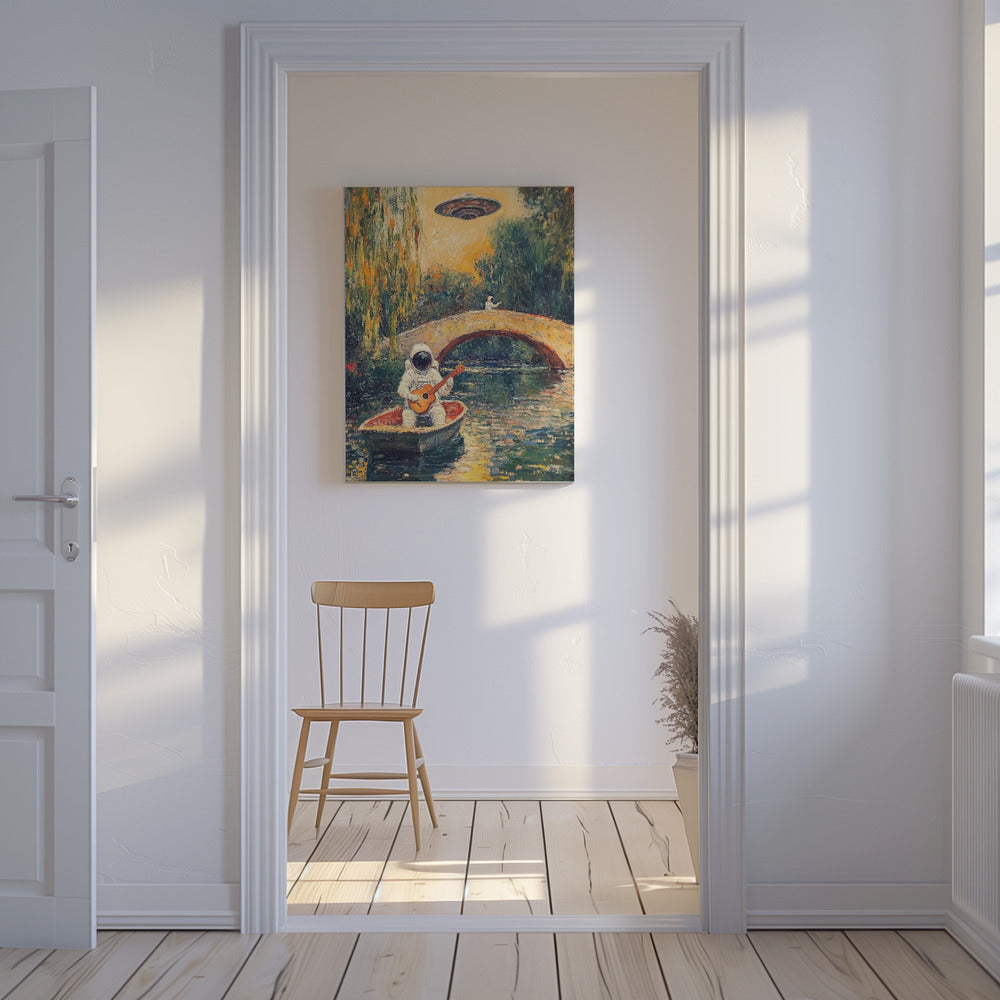 Ballade naar de rivier | Canvas