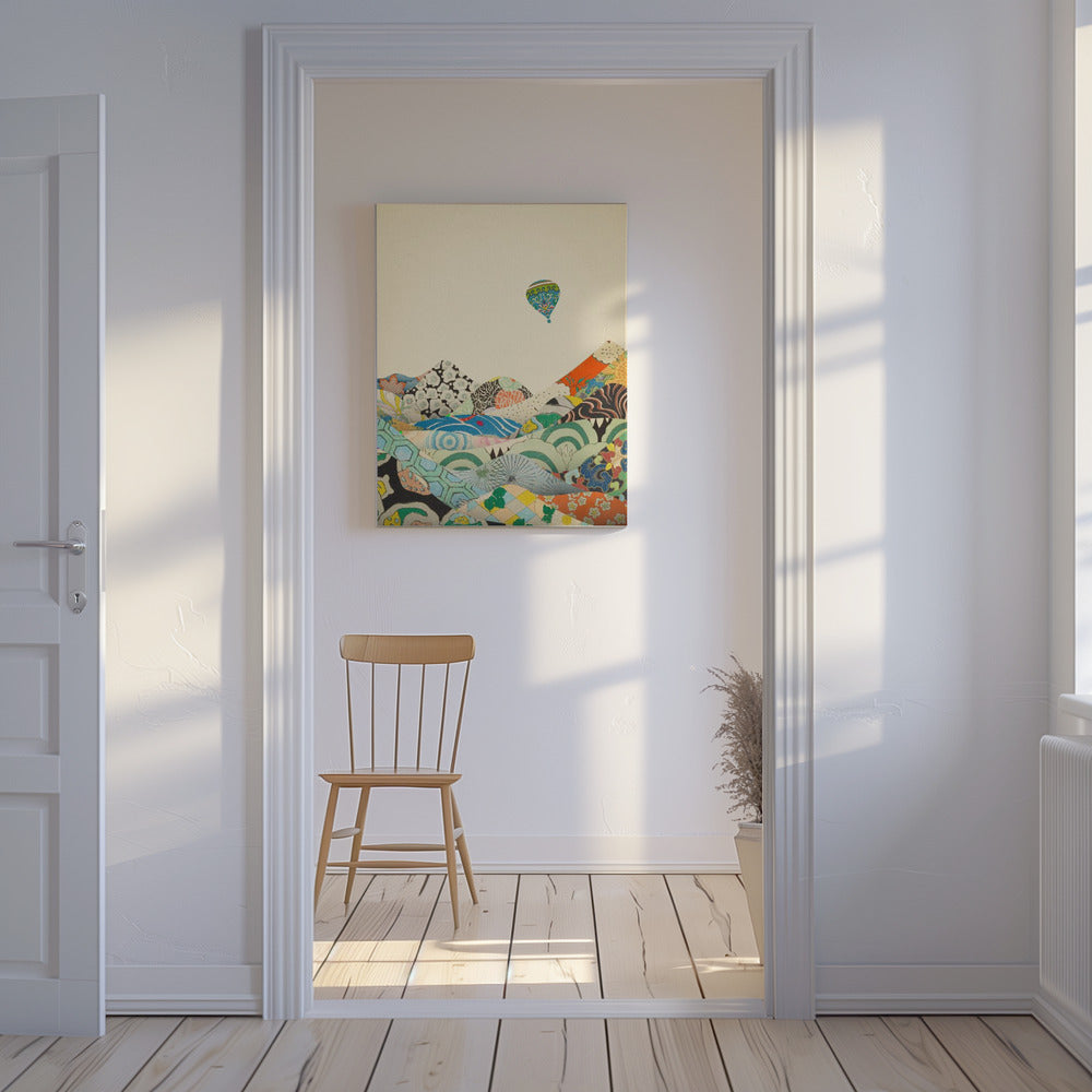 Landschapspatroon #1 | Canvas