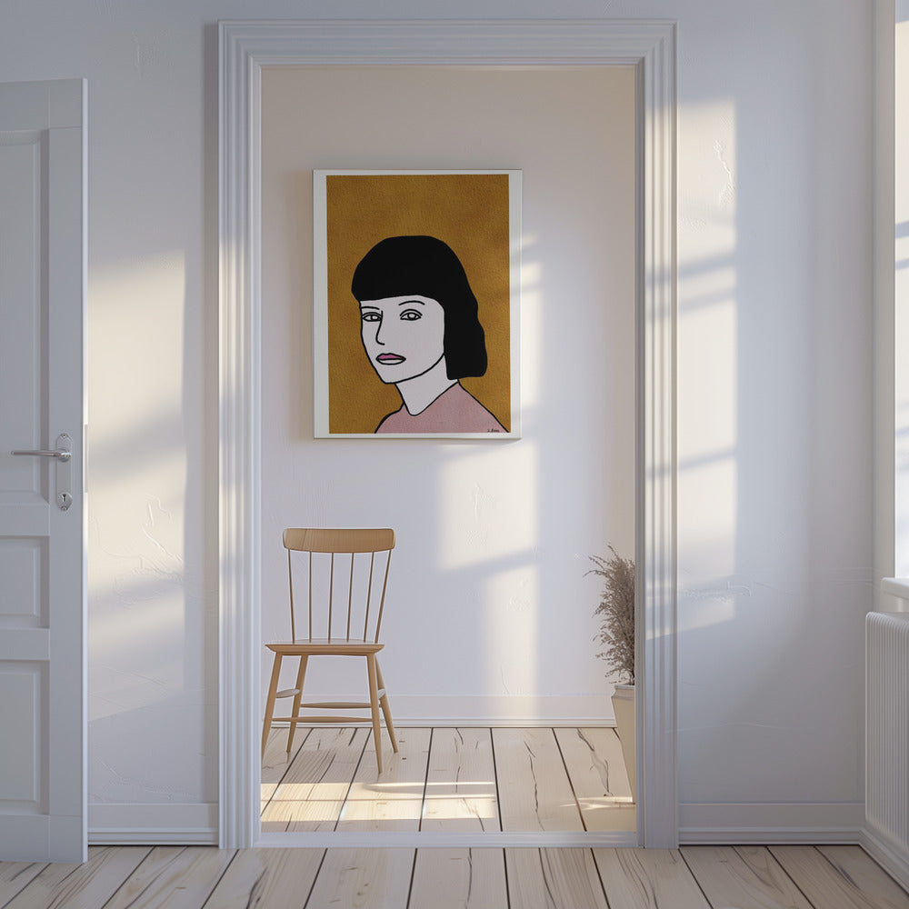 Dame kijkt | Canvas