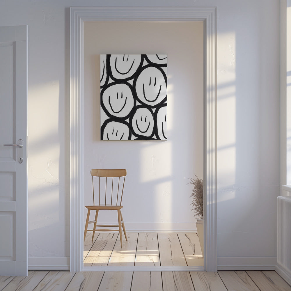 Veel lachende gezichten | Canvas