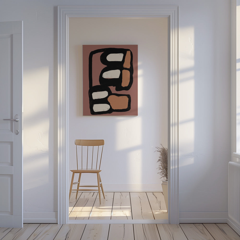 Oval abstract | Canvas