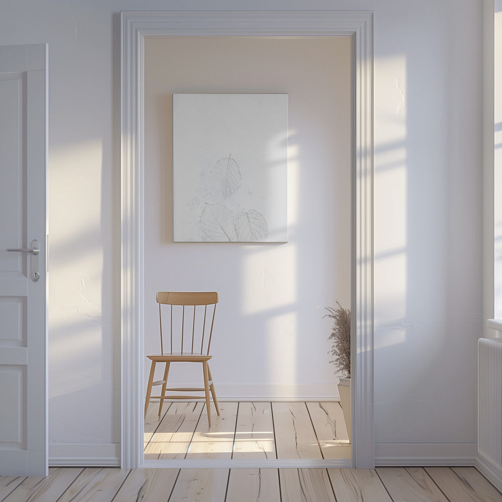 Minimale bladeren | Canvas